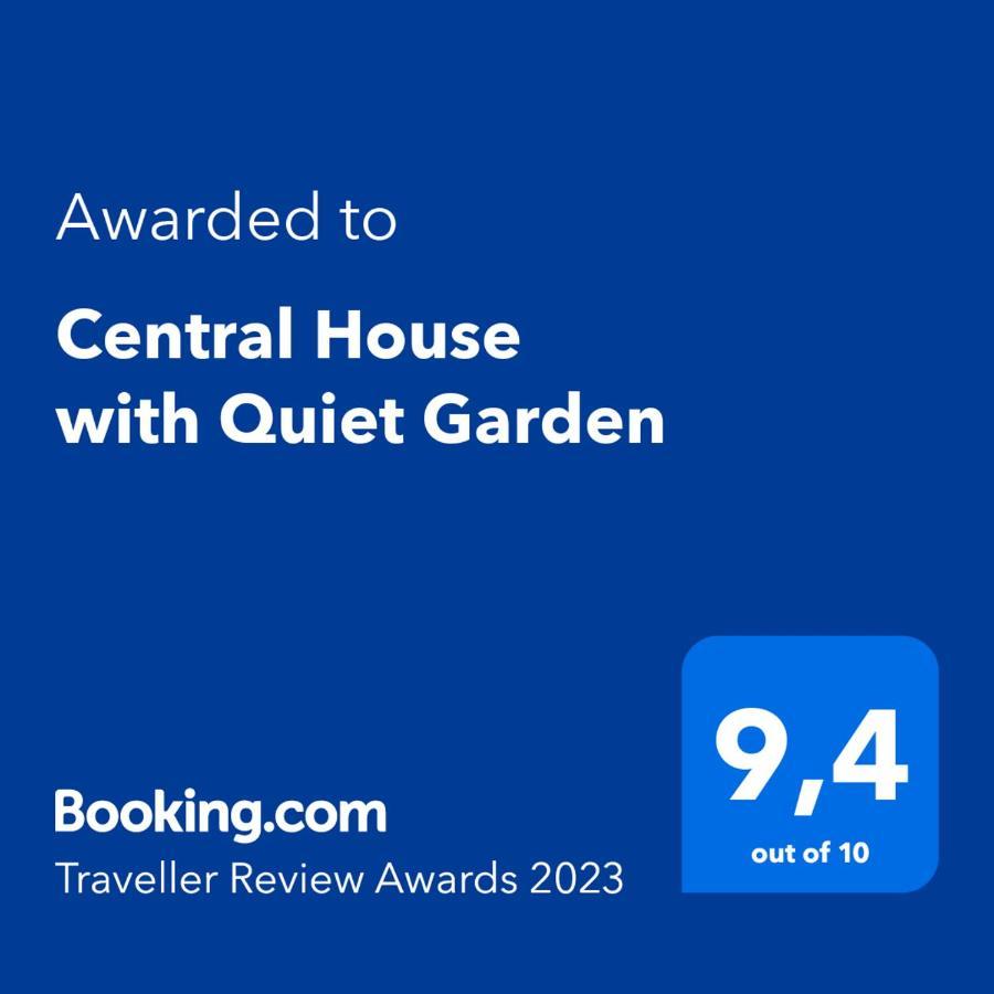 Central House with Quiet Garden Kíssamos Buitenkant foto